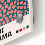 Maximalist Wall Art - Polka Dot Portrait by Yayoi Kusama | Bold Decor