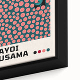 Maximalist Wall Art - Polka Dot Portrait by Yayoi Kusama | Bold Decor
