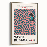 Maximalist Wall Art - Polka Dot Portrait by Yayoi Kusama | Bold Decor