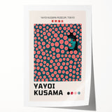 Maximalist Wall Art - Polka Dot Portrait by Yayoi Kusama | Bold Decor