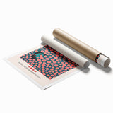 Maximalist Wall Art - Polka Dot Portrait by Yayoi Kusama | Bold Decor