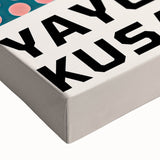 Maximalist Wall Art - Polka Dot Portrait by Yayoi Kusama | Bold Decor