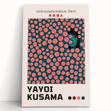 Maximalist Wall Art - Polka Dot Portrait by Yayoi Kusama | Bold Decor