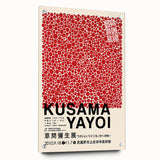 Maximalist Wall Art - Red Polka Dot Pattern by Yayoi Kusama | Bold Decor