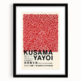 Maximalist Wall Art - Red Polka Dot Pattern by Yayoi Kusama | Bold Decor