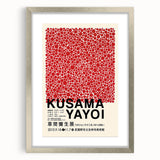 Maximalist Wall Art - Red Polka Dot Pattern by Yayoi Kusama | Bold Decor