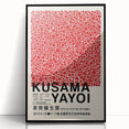 Maximalist Wall Art - Red Polka Dot Pattern by Yayoi Kusama | Bold Decor