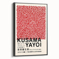 Maximalist Wall Art - Red Polka Dot Pattern by Yayoi Kusama | Bold Decor