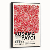 Maximalist Wall Art - Red Polka Dot Pattern by Yayoi Kusama | Bold Decor