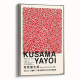Maximalist Wall Art - Red Polka Dot Pattern by Yayoi Kusama | Bold Decor