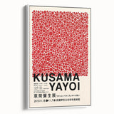 Maximalist Wall Art - Red Polka Dot Pattern by Yayoi Kusama | Bold Decor