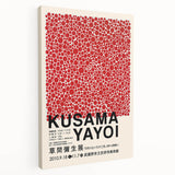 Maximalist Wall Art - Red Polka Dot Pattern by Yayoi Kusama | Bold Decor