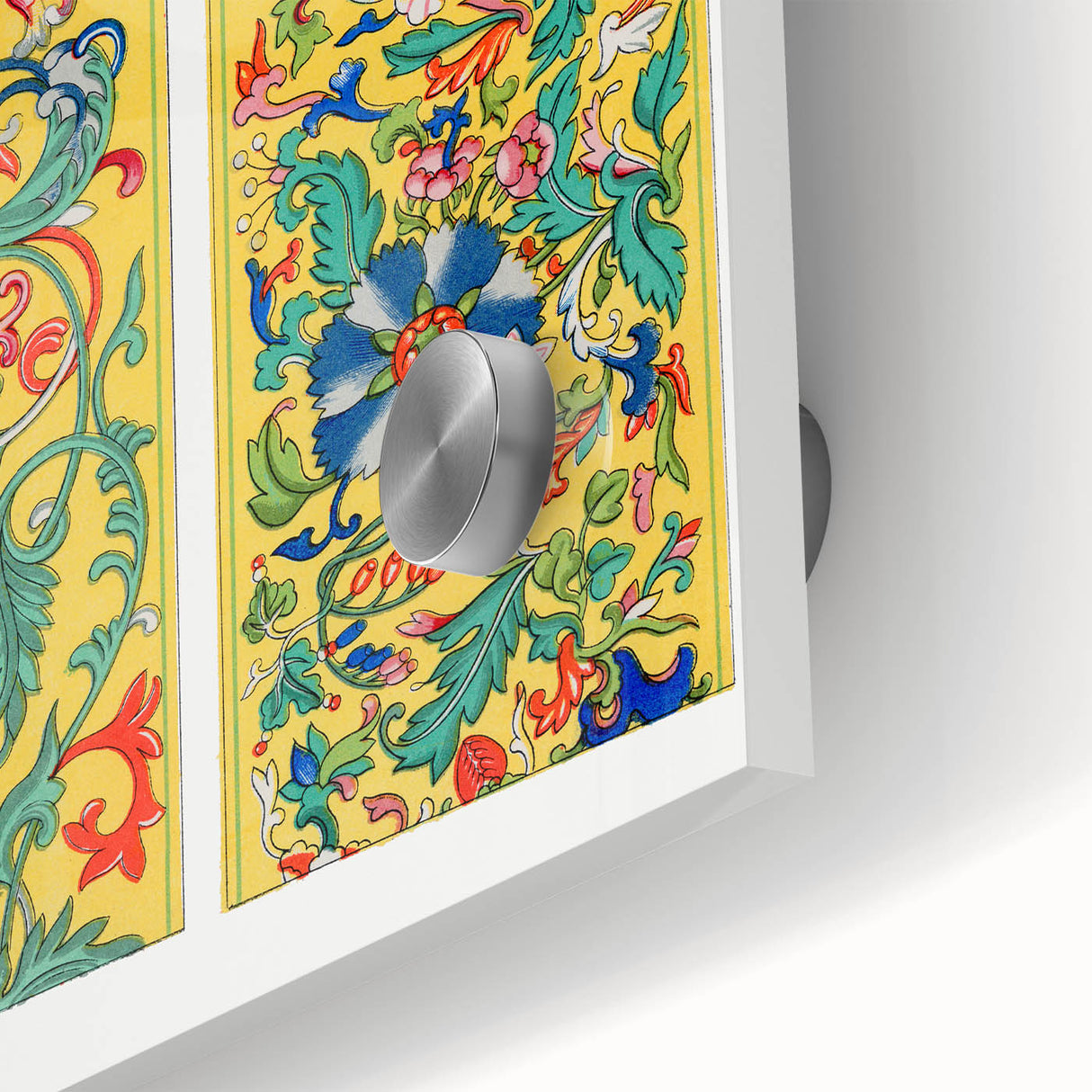 Maximalist Wall Art - Ornate Floral Pattern Design | Bold Home Decor