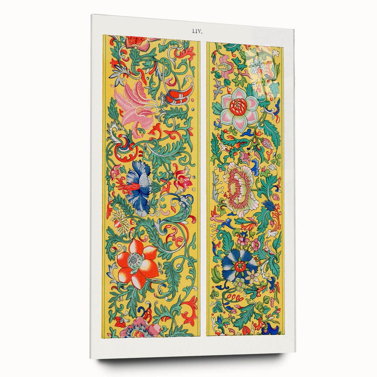 Maximalist Wall Art - Ornate Floral Pattern Design | Bold Home Decor