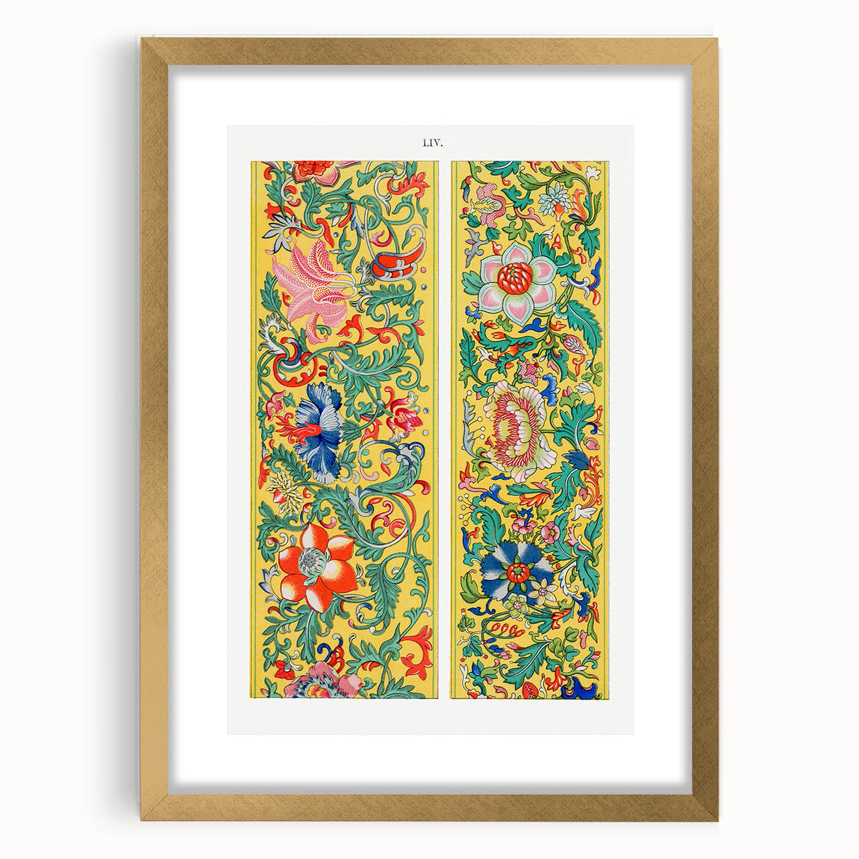 Maximalist Wall Art - Ornate Floral Pattern Design | Bold Home Decor