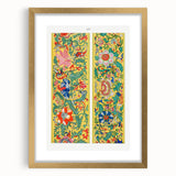 Maximalist Wall Art - Ornate Floral Pattern Design | Bold Home Decor