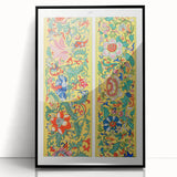 Maximalist Wall Art - Ornate Floral Pattern Design | Bold Home Decor