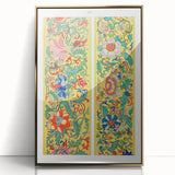 Maximalist Wall Art - Ornate Floral Pattern Design | Bold Home Decor
