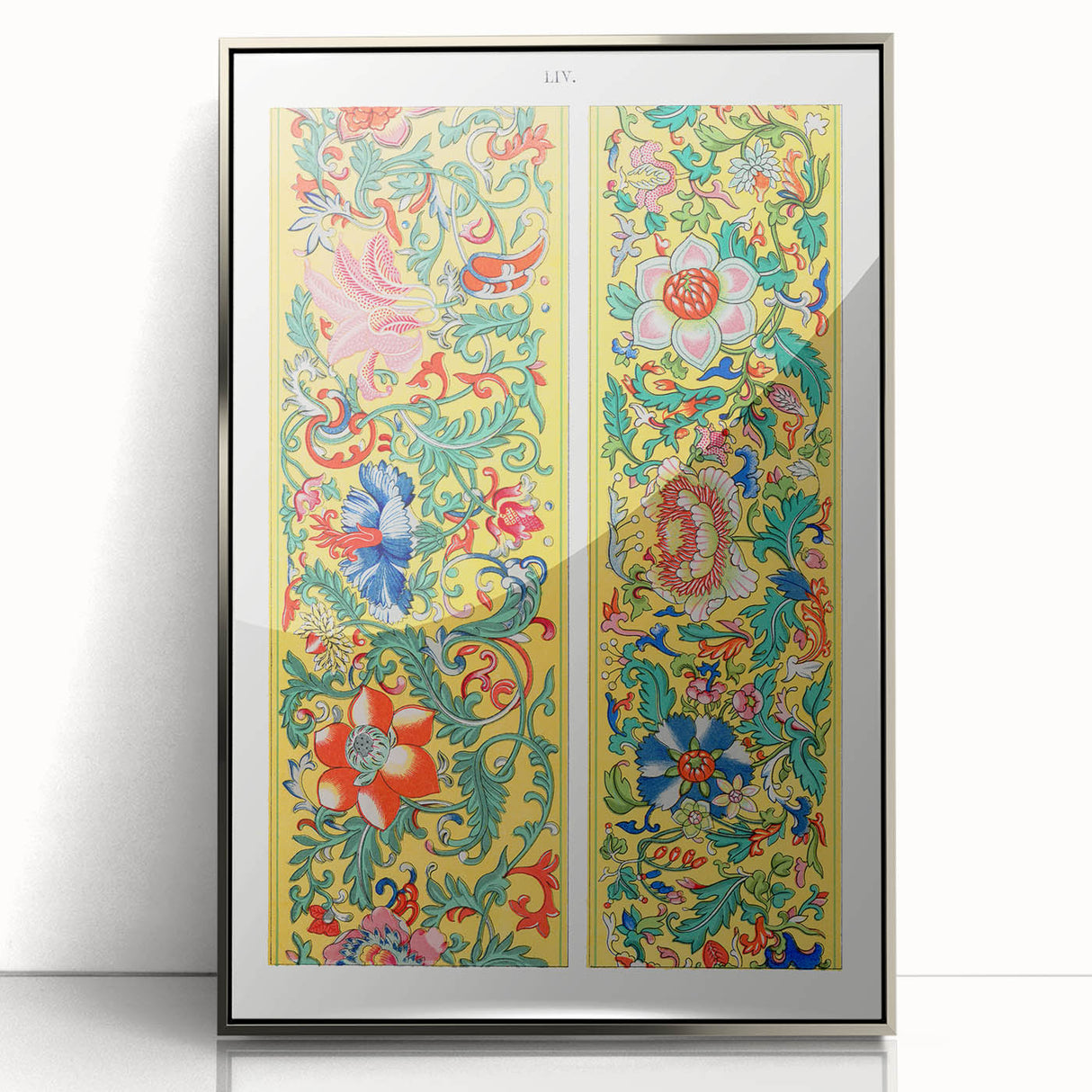 Maximalist Wall Art - Ornate Floral Pattern Design | Bold Home Decor