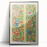 Maximalist Wall Art - Ornate Floral Pattern Design | Bold Home Decor