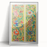 Maximalist Wall Art - Ornate Floral Pattern Design | Bold Home Decor