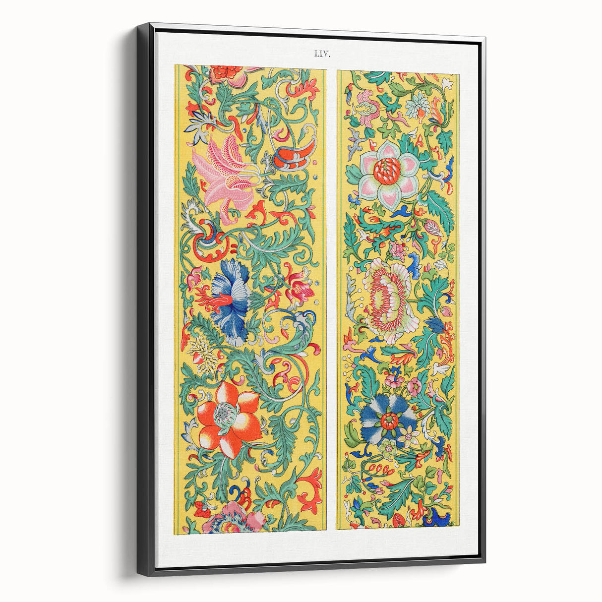 Maximalist Wall Art - Ornate Floral Pattern Design | Bold Home Decor