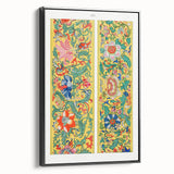 Maximalist Wall Art - Ornate Floral Pattern Design | Bold Home Decor