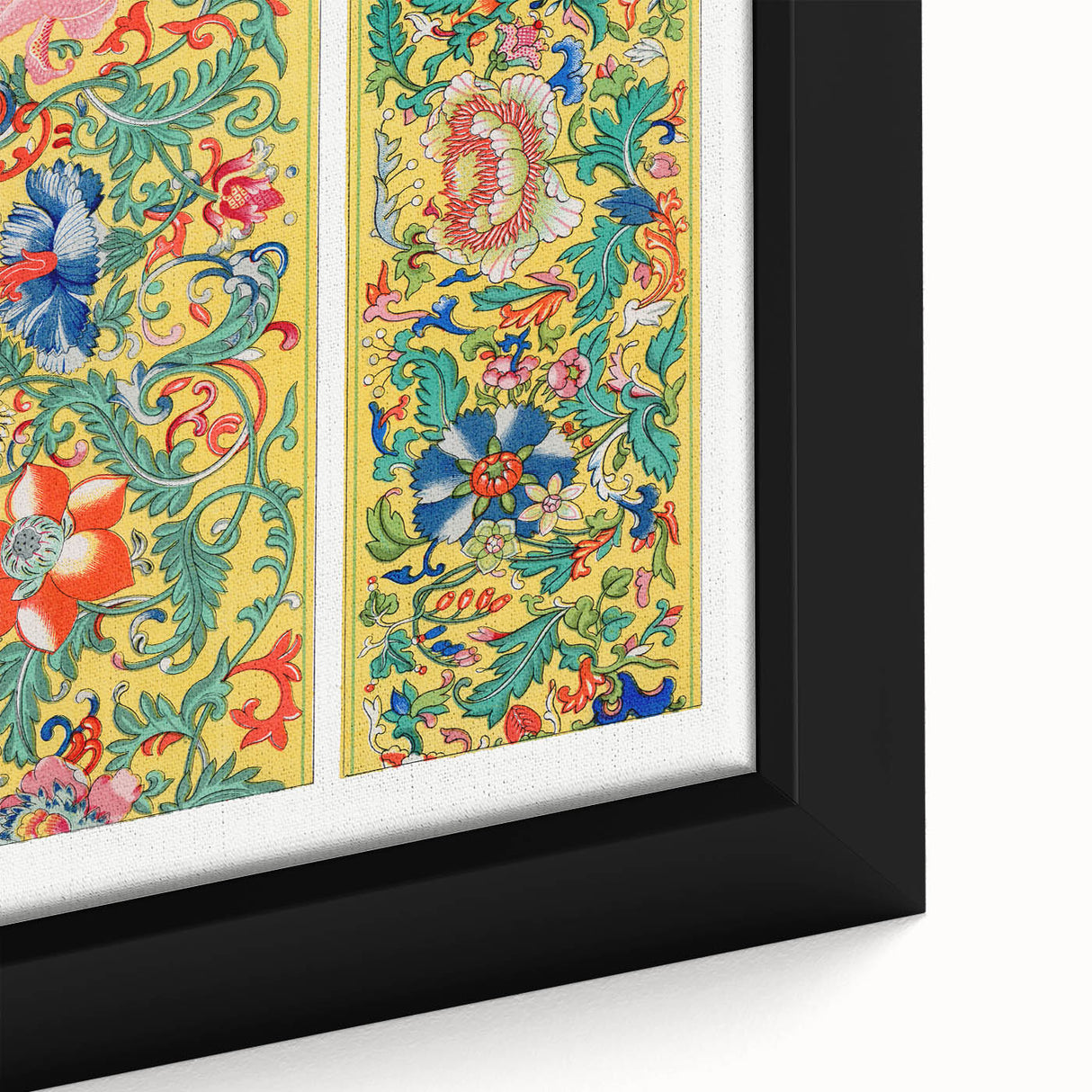 Maximalist Wall Art - Ornate Floral Pattern Design | Bold Home Decor