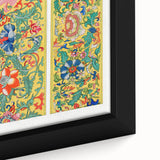 Maximalist Wall Art - Ornate Floral Pattern Design | Bold Home Decor