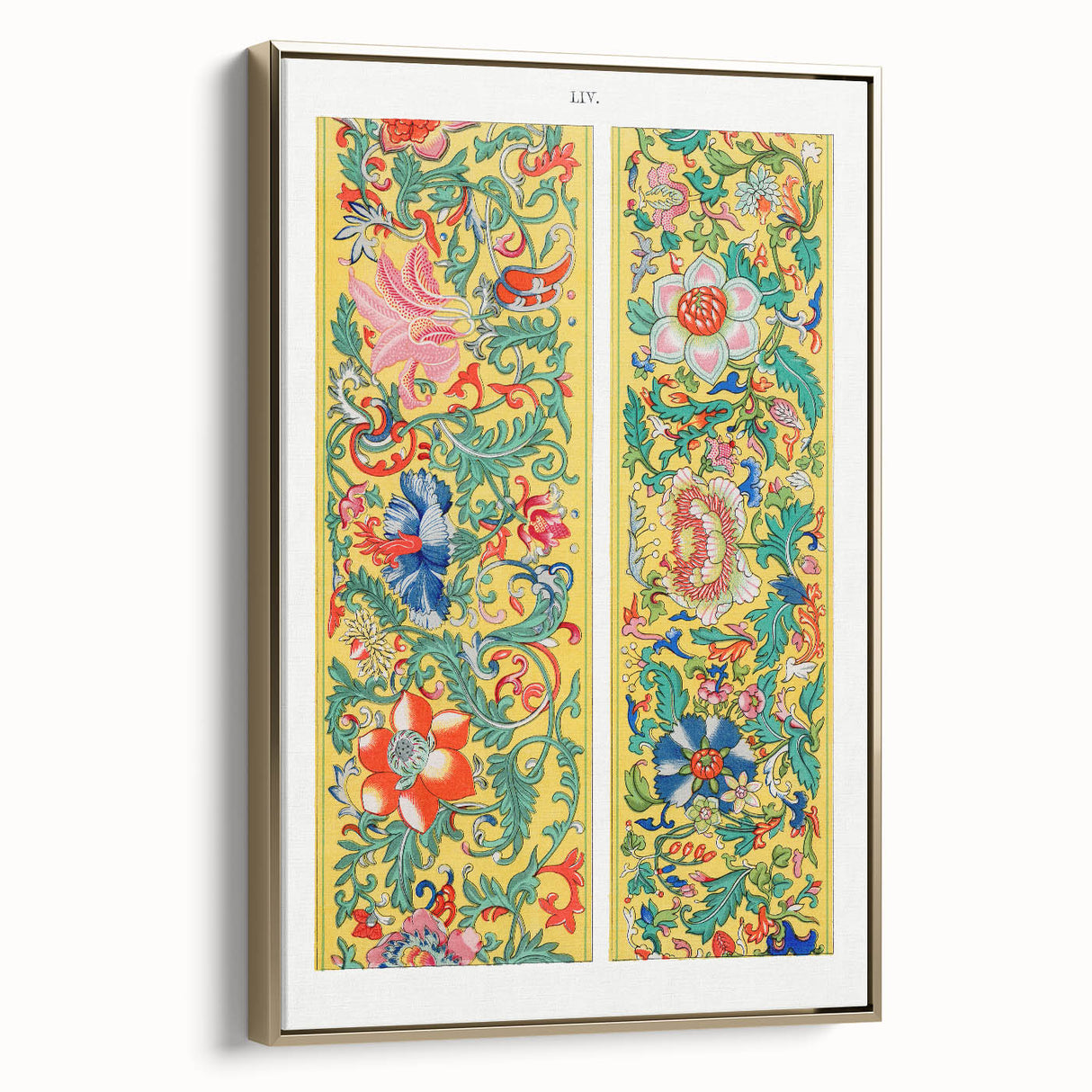 Maximalist Wall Art - Ornate Floral Pattern Design | Bold Home Decor