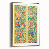 Maximalist Wall Art - Ornate Floral Pattern Design | Bold Home Decor