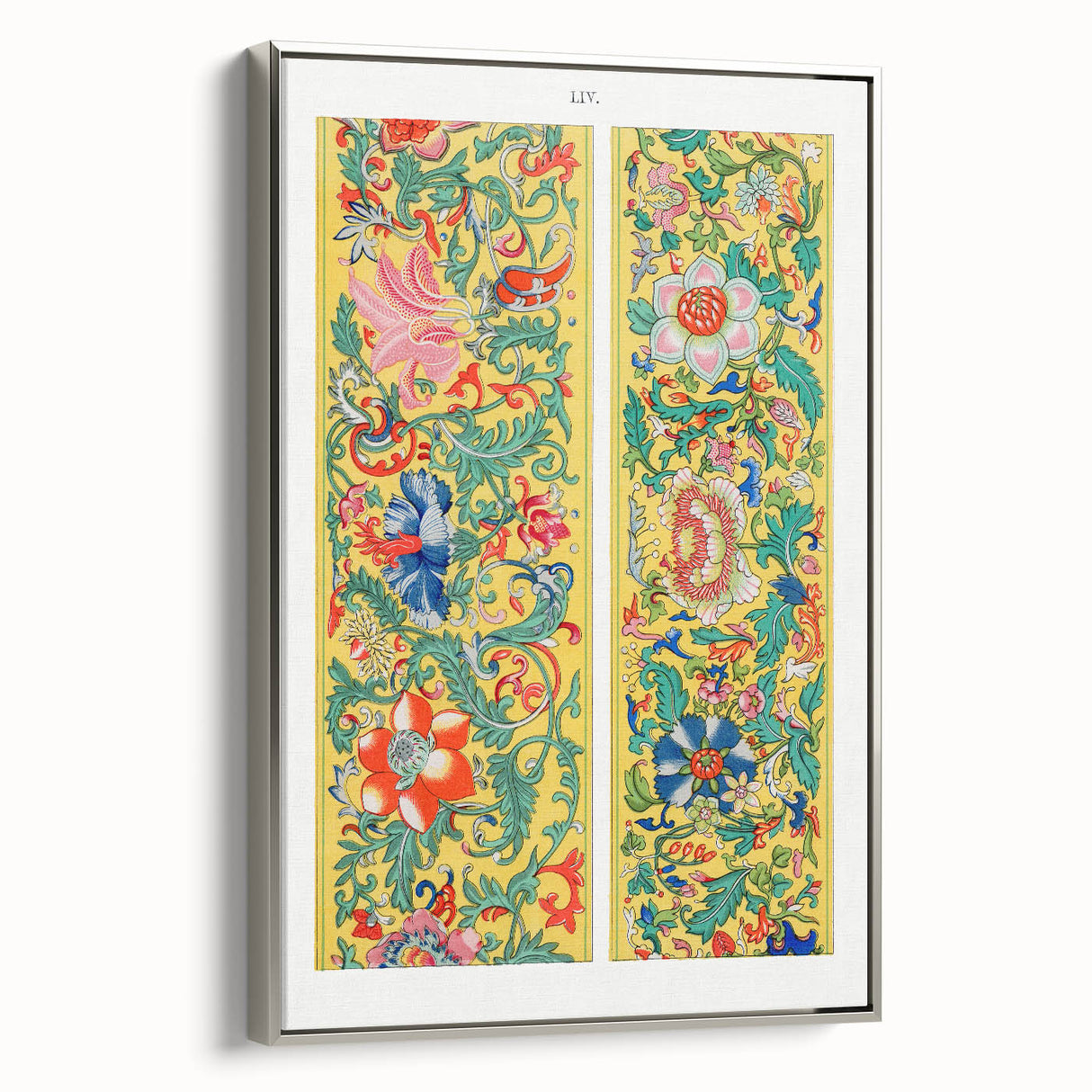 Maximalist Wall Art - Ornate Floral Pattern Design | Bold Home Decor