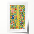 Maximalist Wall Art - Ornate Floral Pattern Design | Bold Home Decor