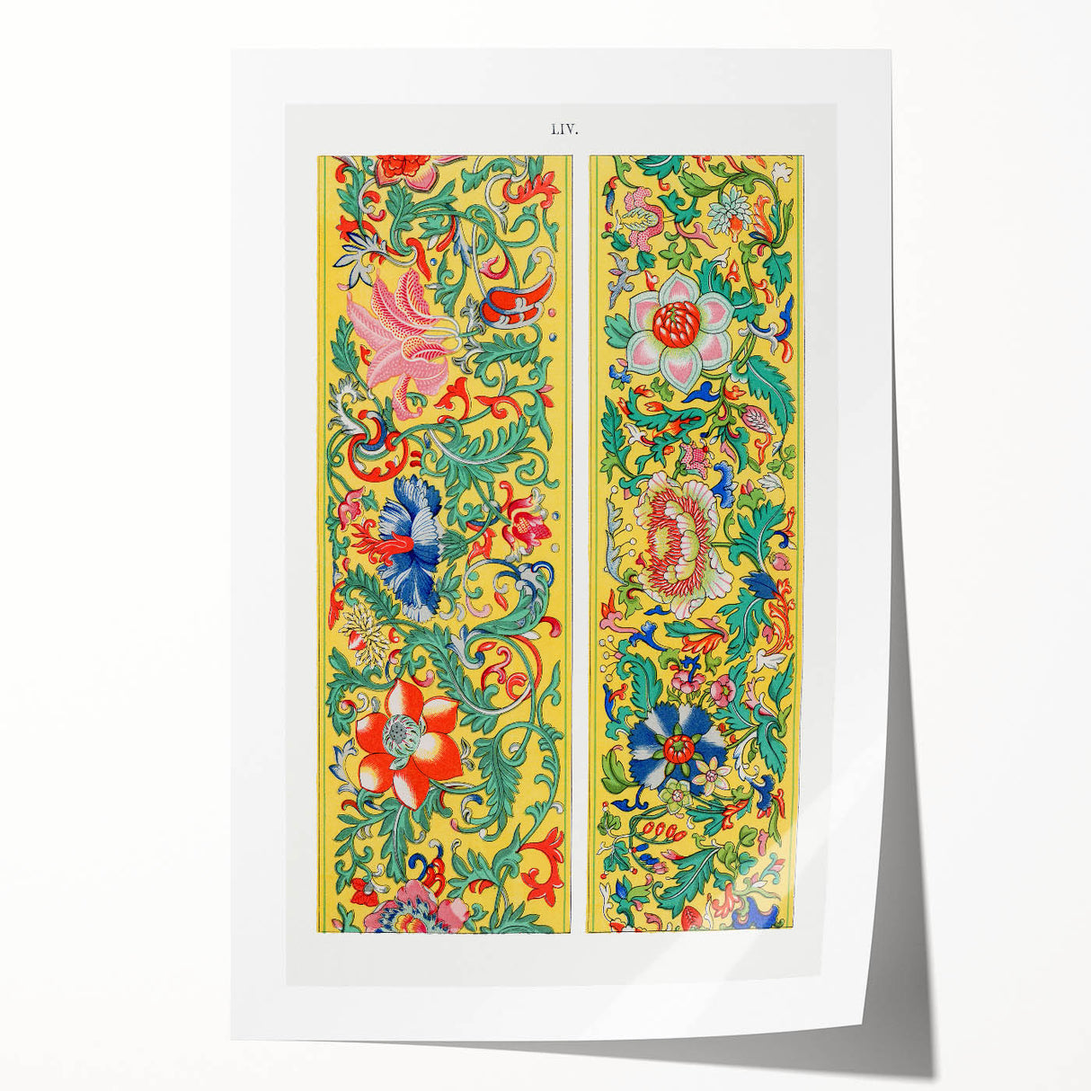Maximalist Wall Art - Ornate Floral Pattern Design | Bold Home Decor