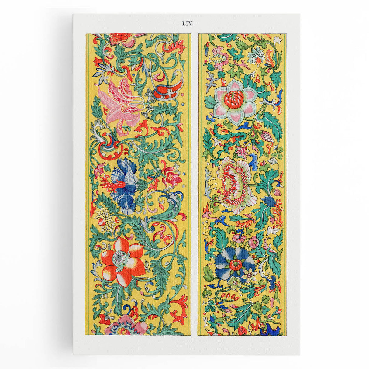 Maximalist Wall Art - Ornate Floral Pattern Design | Bold Home Decor
