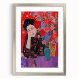 Maximalist Wall Art – Bold Home Decor with Vibrant Floral Expression