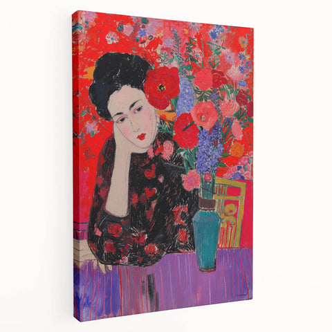 Maximalist Wall Art – Bold Home Decor with Vibrant Floral Expression