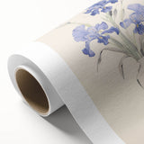 Maximalist Wall Art - Bold Eclectic Floral Decor in Vibrant Blue Tones