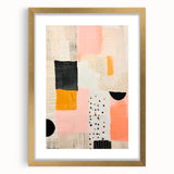 Maximalist Wall Art - Eclectic Abstract Decor with Bold Geometric Patterns