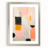 Maximalist Wall Art - Eclectic Abstract Decor with Bold Geometric Patterns