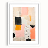 Maximalist Wall Art - Eclectic Abstract Decor with Bold Geometric Patterns
