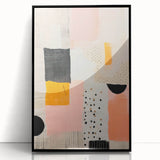 Maximalist Wall Art - Eclectic Abstract Decor with Bold Geometric Patterns