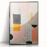 Maximalist Wall Art - Eclectic Abstract Decor with Bold Geometric Patterns
