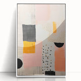 Maximalist Wall Art - Eclectic Abstract Decor with Bold Geometric Patterns