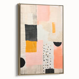 Maximalist Wall Art - Eclectic Abstract Decor with Bold Geometric Patterns