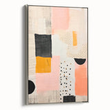 Maximalist Wall Art - Eclectic Abstract Decor with Bold Geometric Patterns