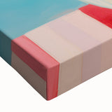 Maximalist Wall Art - Bold Tulip Vase Decor with Vibrant Red and Yellow Hues