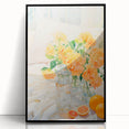 Maximalist Wall Art: Vibrant Still Life with Flowers and Oranges – Eclectic Decor