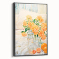 Maximalist Wall Art: Vibrant Still Life with Flowers and Oranges – Eclectic Decor