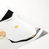 Maximalist Wall Art: Bold Portrait with Gold Accents – Eclectic Decor